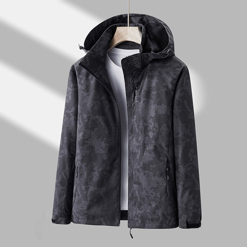Chaqueta Shell Impermeable y a Prueba de Viento para Mujer