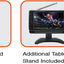 Naxa Portable 14,1" TV et Lecteur Multimédia 12 Volts AC/DC