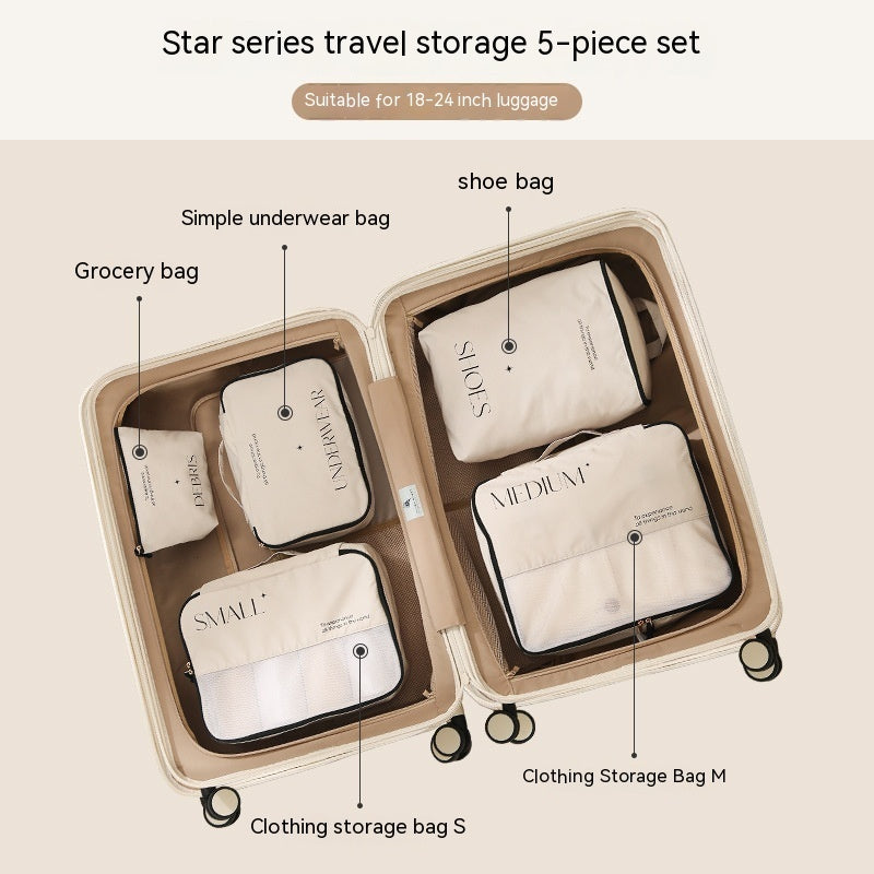 Ensemble de sacs de rangement de voyage premium pour un emballage organisé