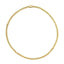 Collier en chaîne cubaine de Miami classique en or jaune 14K semi-solide - 22 pouces