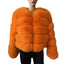 Elegant Faux Fur Patchwork Overcoat