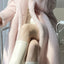 Manteau long en fausse fourrure style chenille pour femmes