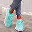 Zapatillas de Plataforma Altas con Cordones Transpirables para Mujer