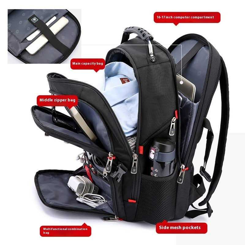 Sac à dos pour ordinateur portable étanche grande capacité