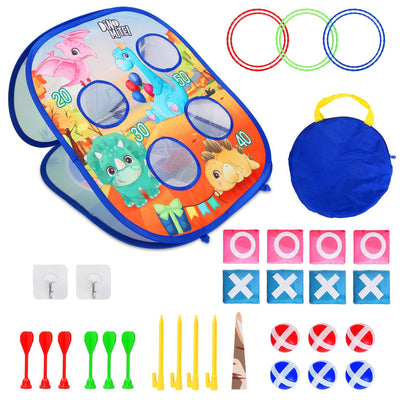 Juego de lanzamiento de bolsas GBruno 5 en 1 para diversión al aire libre