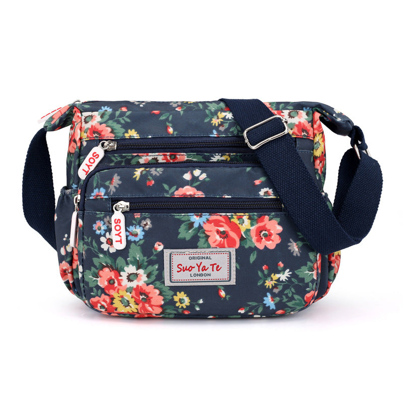 Sac bandoulière imprimé léger pour le voyage et un usage quotidien