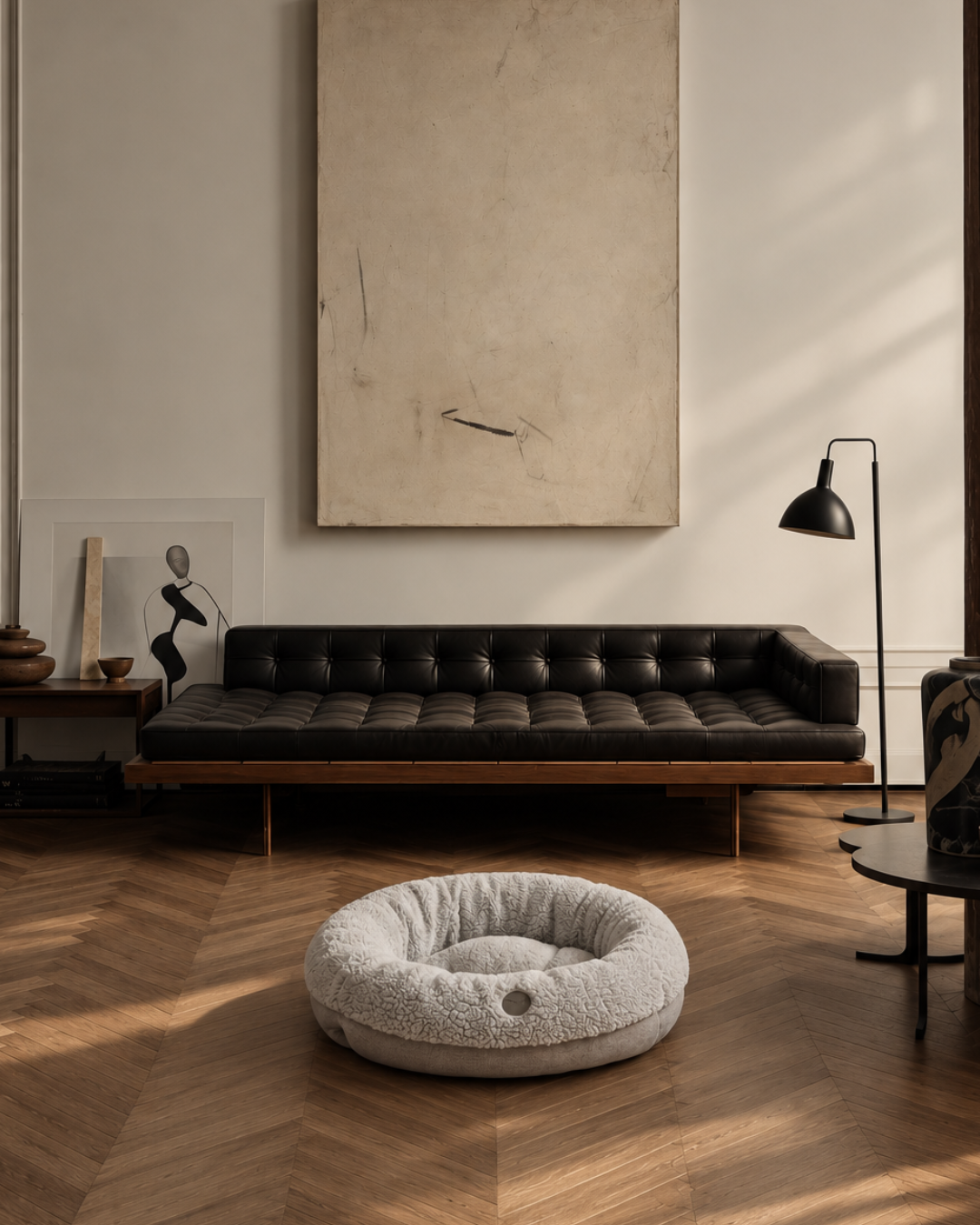 Cozy Cloud Donut Dog Bed for Ultimate Comfort