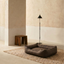Luxurious Cotton Dog Sleeper Bed in Rich Brown