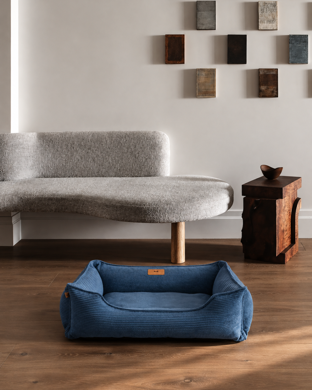 Luxurious Corduroy Dog Sleeper Bed for Ultimate Comfort