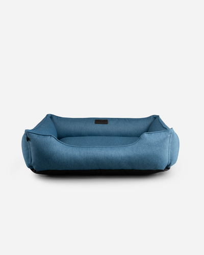 Denim Cotton Sleeper Dog Bed - Stylish Comfort