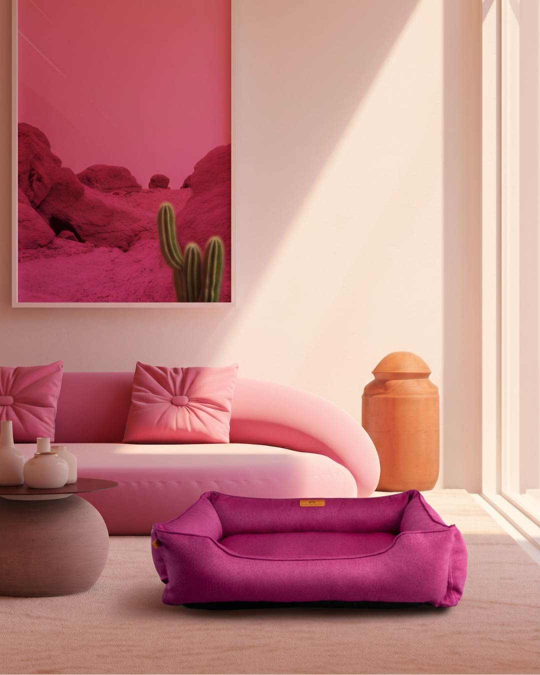Cama para Perros Chester & Lee de Algodón - Rosa Berry