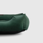 Lit pour chien en velours luxueux avec nid d'oiseau en vert émeraude