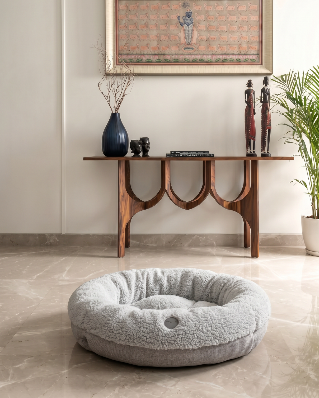 Cozy Cloud Donut Dog Bed for Ultimate Comfort