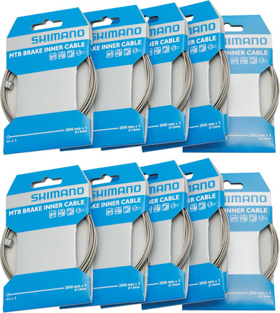 Shimano MTB/Road Brake Cable 1.6 x 2050mm - Box of 10