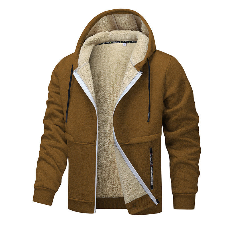 Men's Premium Lambswool Thickened Puffer Jacket