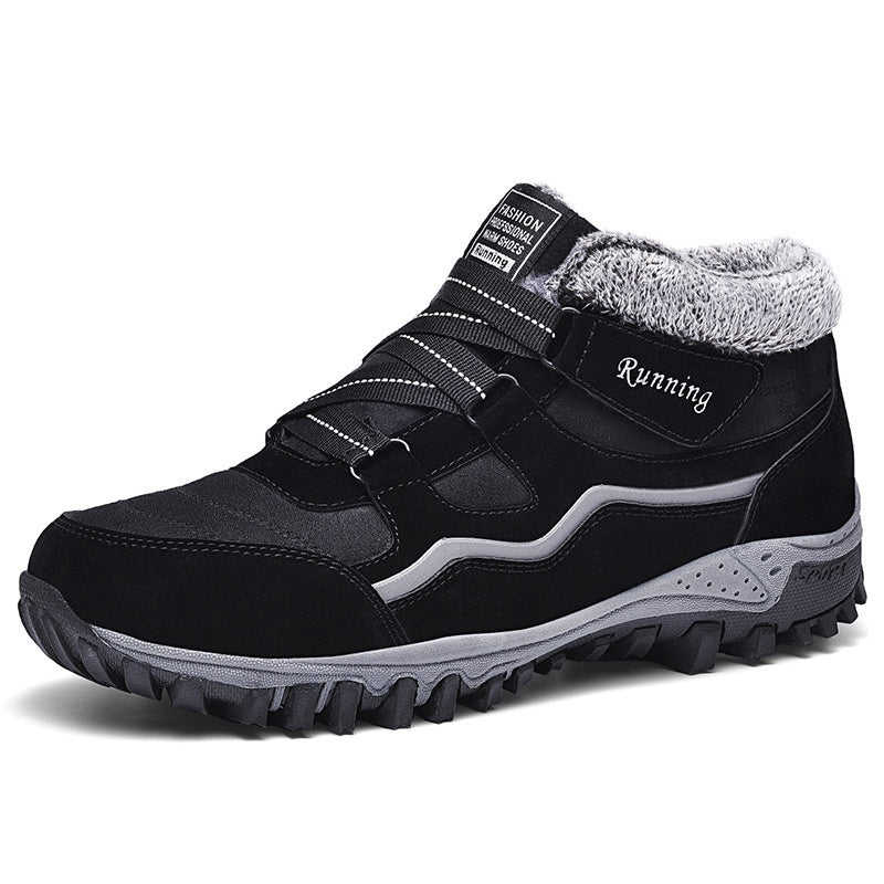 Fleece-Lined Warm Outdoor Climbing Boots for Men and Women