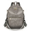 Korean-Style Soft PU Large-Capacity Women's Travel Backpack