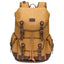 Mochila de Senderismo Vintage Impermeable de Gran Capacidad
