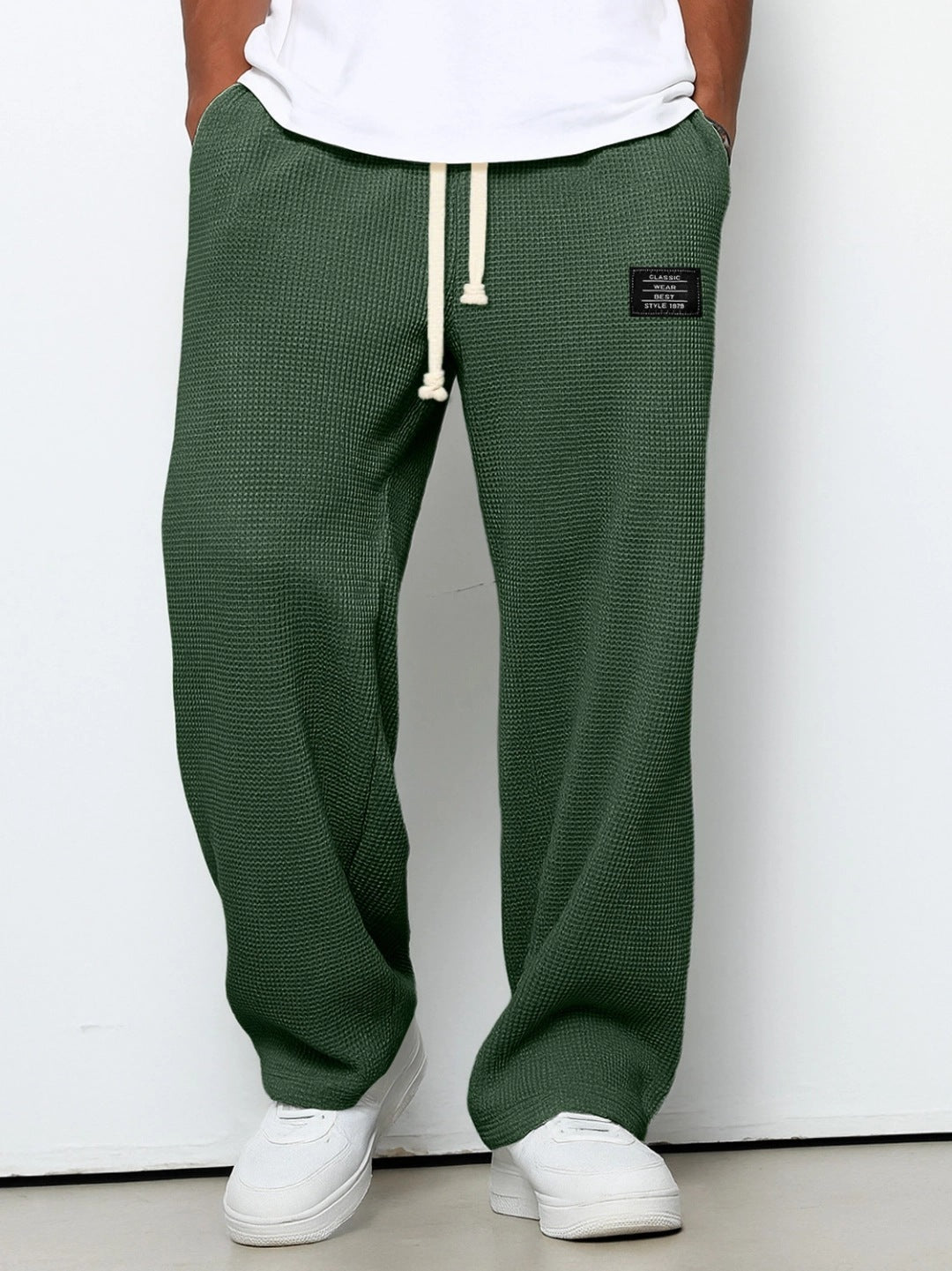 Pantalons de survêtement décontractés pour hommes à coupe ample pour le printemps et l'automne