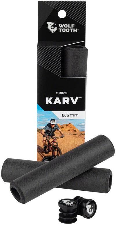 Wolf Tooth Karv Grips - Premium Black Cycling Grips