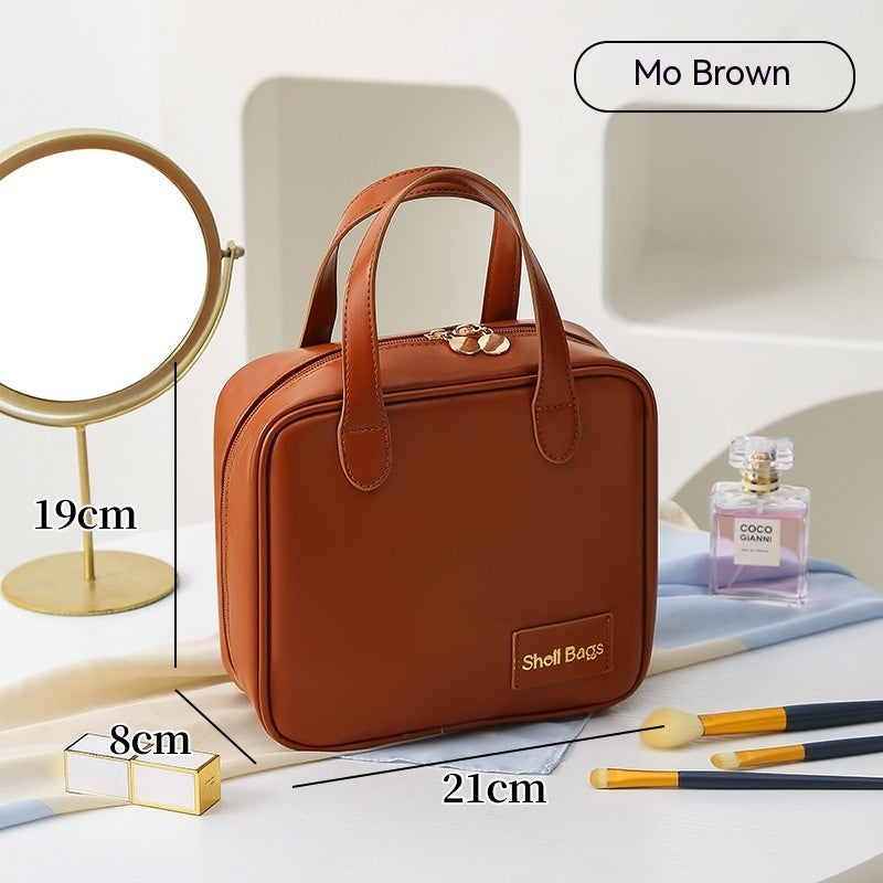 Premium PU Large Capacity Travel Makeup Organizer