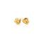 10k Yellow Gold Love Knot Stud Earrings