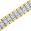 Bracelet de tennis réfléchissant en or 14K avec diamants de 5,0 Cttw