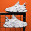 Zapatos de running atléticos transpirables para hombre - Blanco
