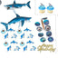 Large Shark Cake Kit for Ocean-Themed Celebrations