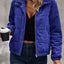 Women's Short Cotton Trucker Jacket with Long Sleeves