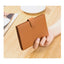 Bolso de Pasaporte Ultra Delgado de Cuero con Protección RFID