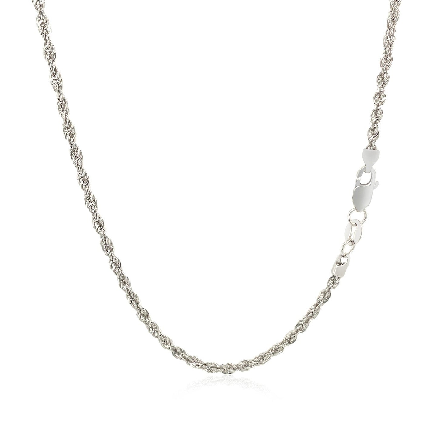 Chaîne en or blanc 14k - 2,0 mm