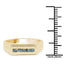 Bague de fiançailles en argent sterling plaqué or jaune 14K avec diamant bleu