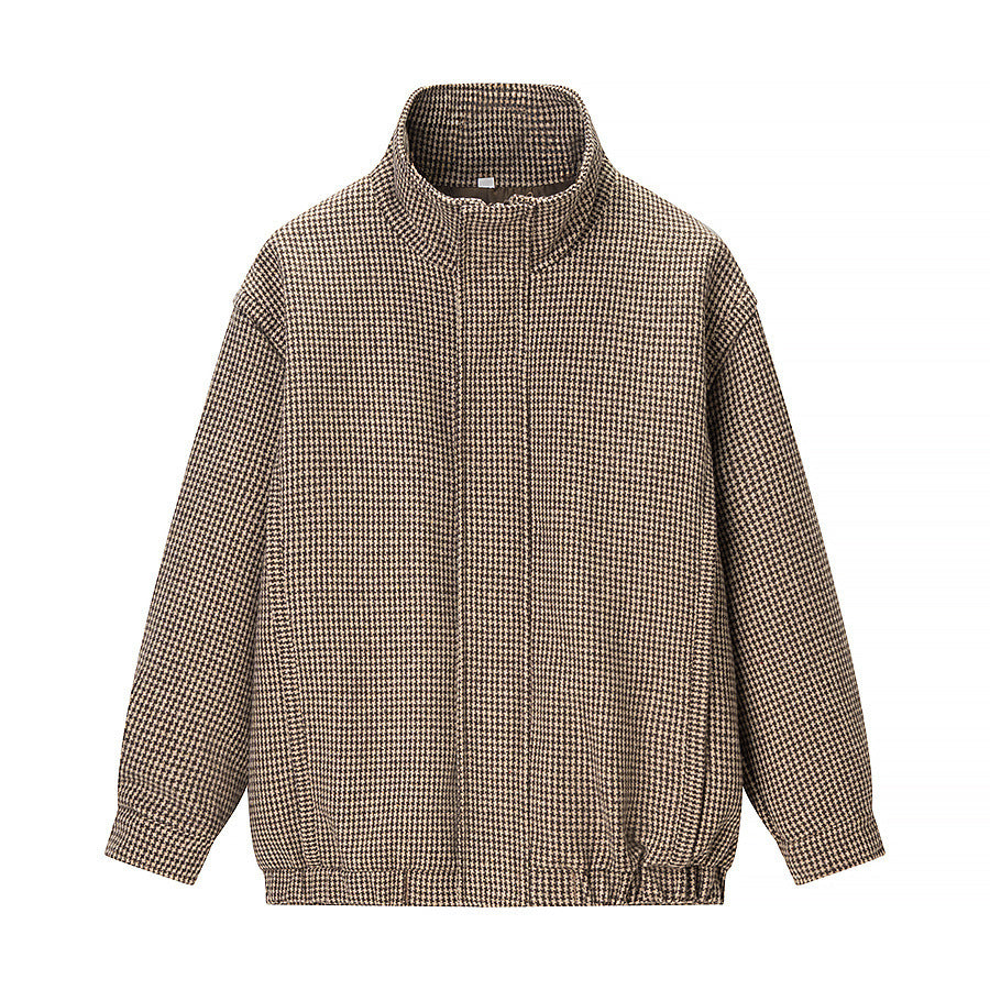 Women's Fashionable Plaid Coat - Versatile Outerwear