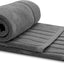 Juego de Alfombrillas de Baño de Lujo en Gris Oscuro - 2 Piezas, 22 x 34 in