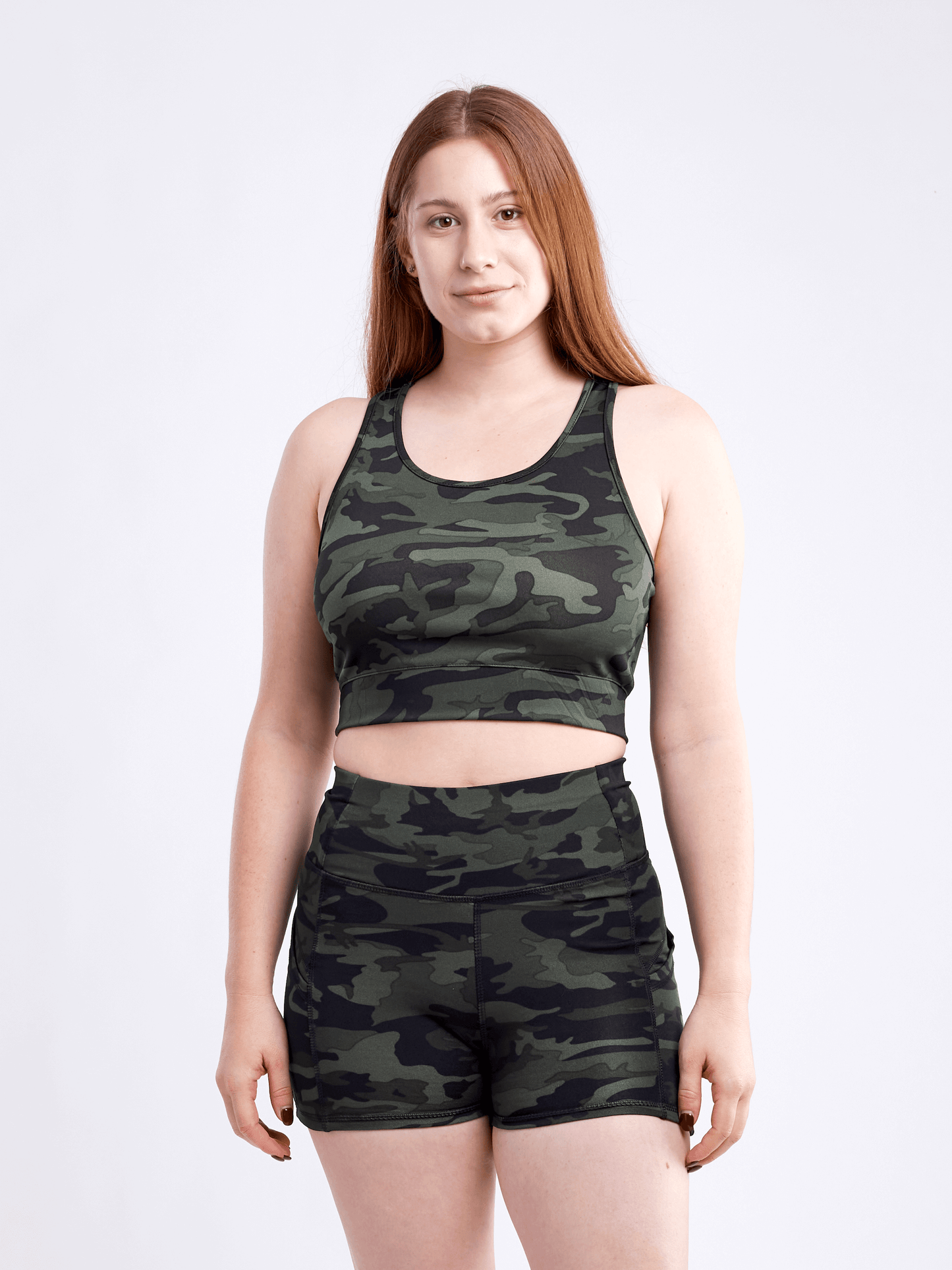 Shorts de sport taille haute JupiterGear avec poches latérales