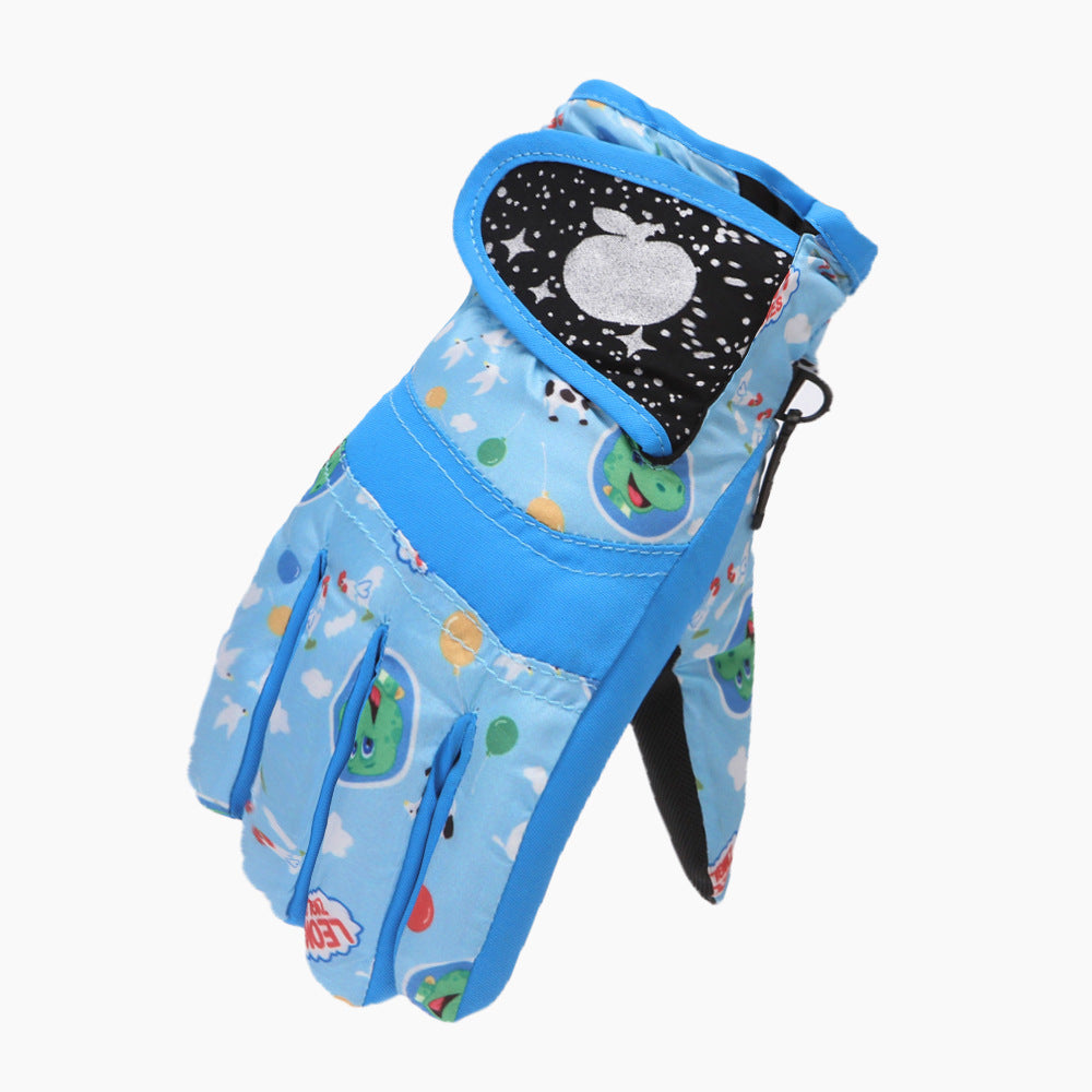 Gants de cyclisme pour enfants imperméables et chauds