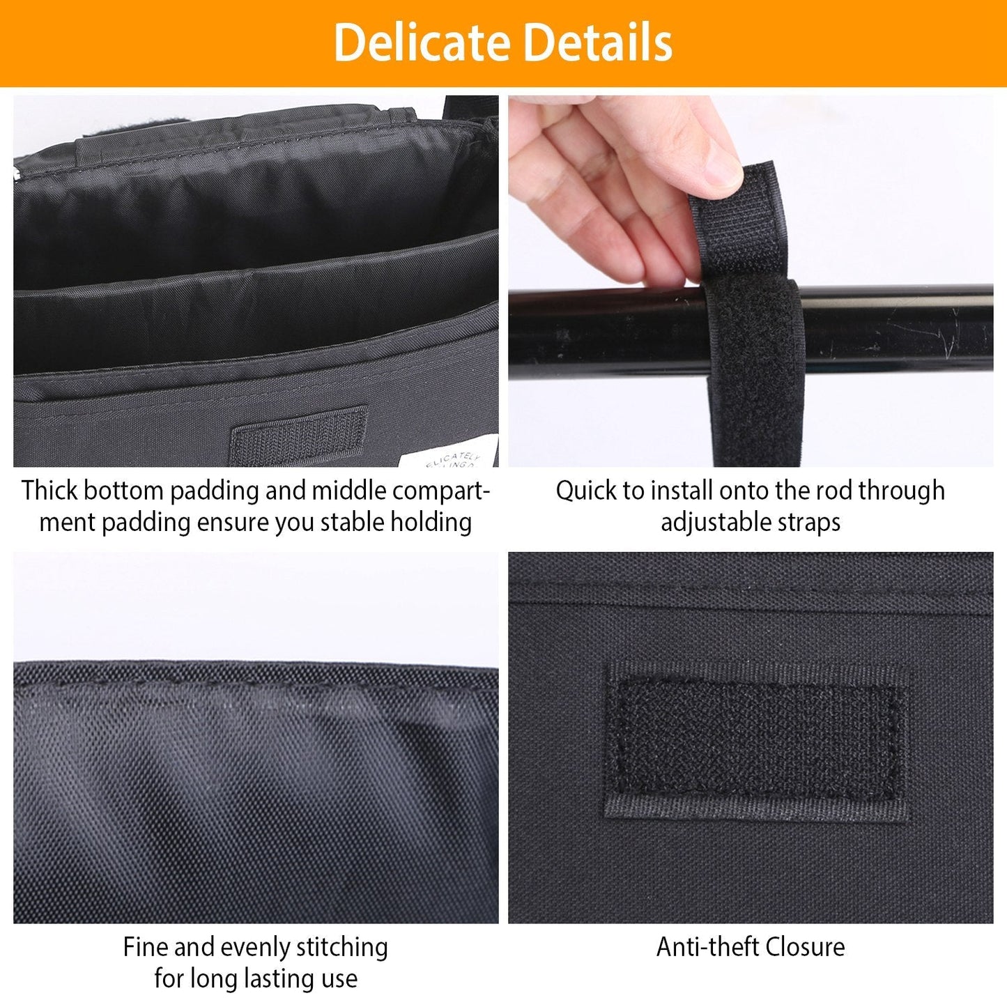 Bolsa Organizadora Premium para Cochecito con Portavasos