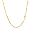 Collier en chaîne Rolo en or jaune 14k de 2,3 mm