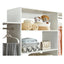 306 Closet Organizer System with Shelves and Drawers - White