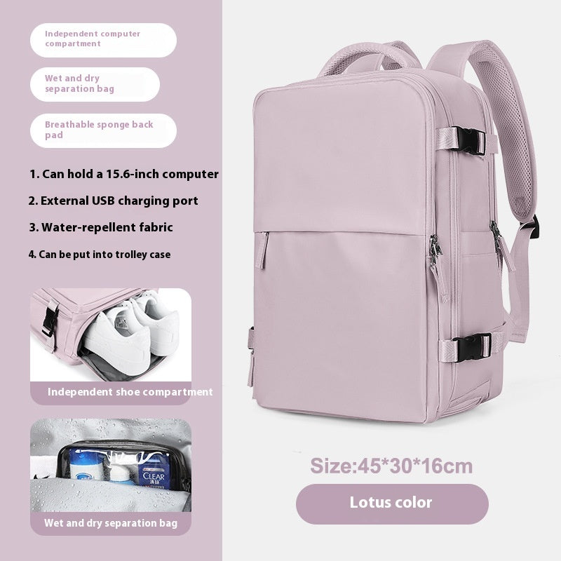 Mochila Expandible Premium para Viajes y Negocios