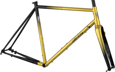 Cadre All-City Zig Zag - Acier 700c Léopard Doré 46cm