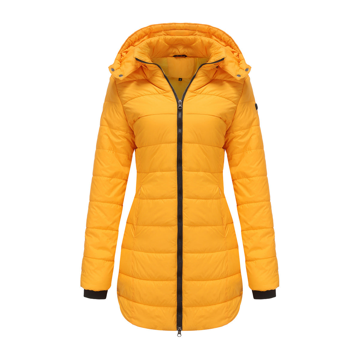 Veste imperméable en coton matelassé à manches longues