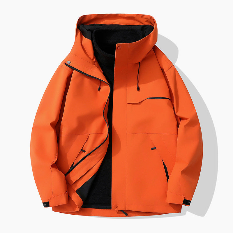 Veste de sport imperméable en coton pour homme