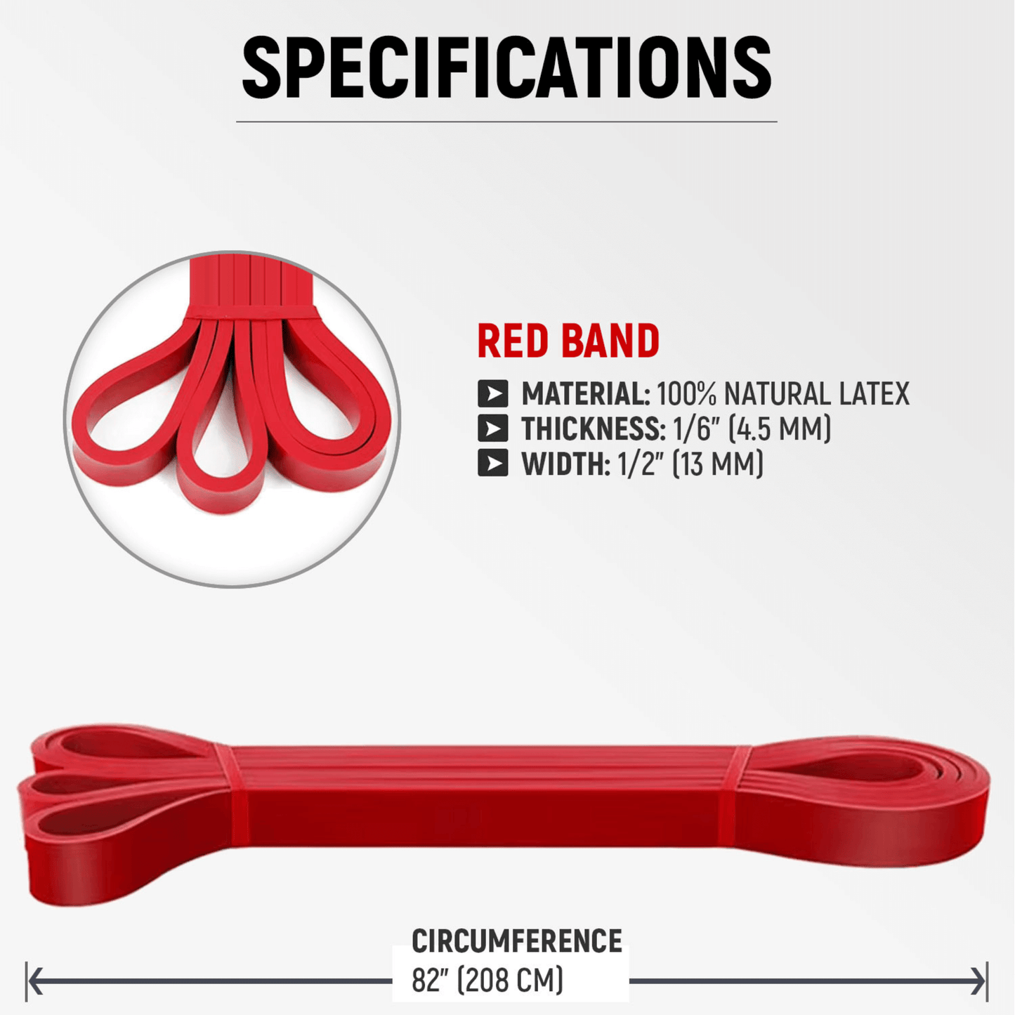 Bandas de Resistencia Pesadas XG-PRO de XGear Fitness