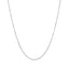 Cadena de Singapur de Oro Blanco de 14k - 0.8mm