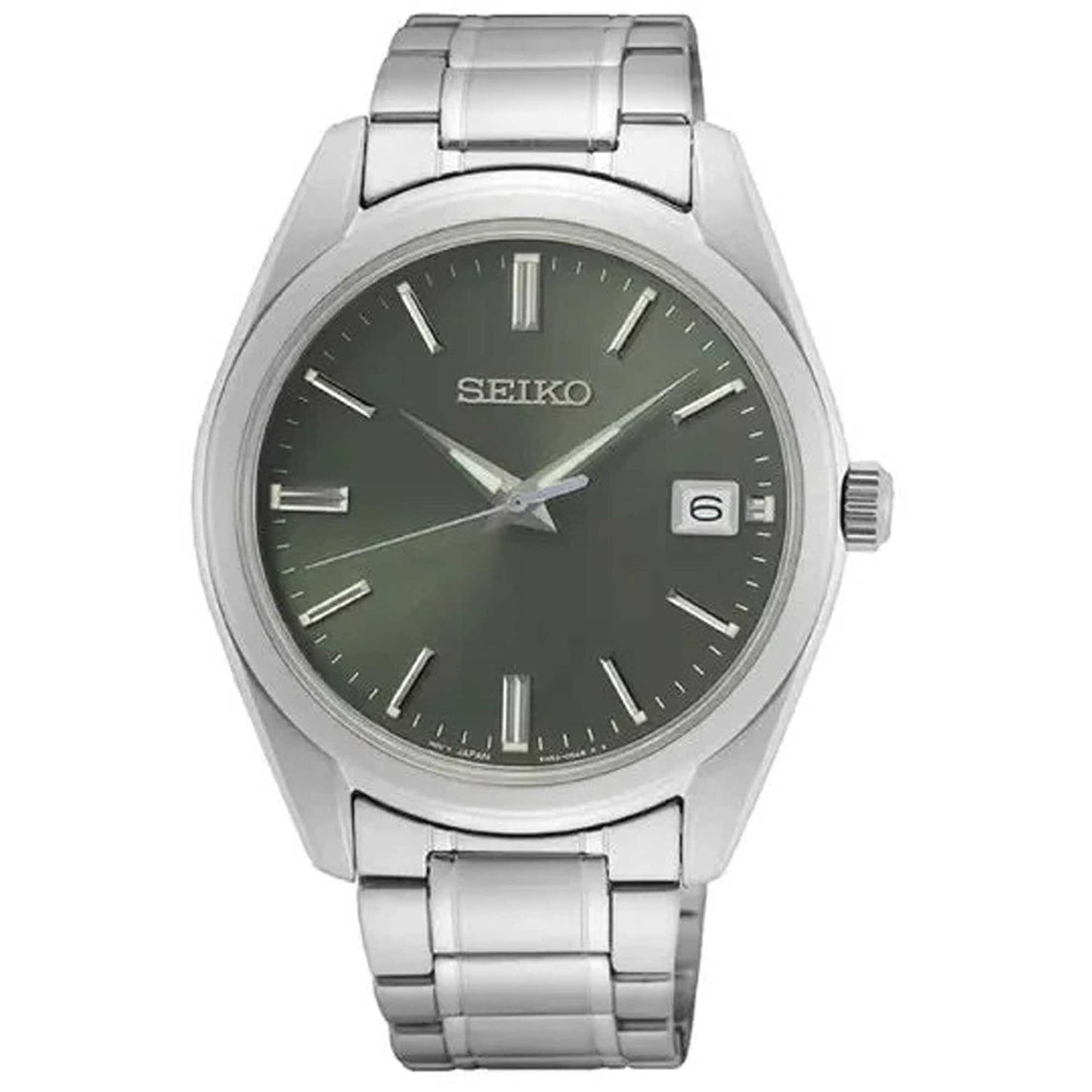 Seiko Men's Classic Watch with Green Dial