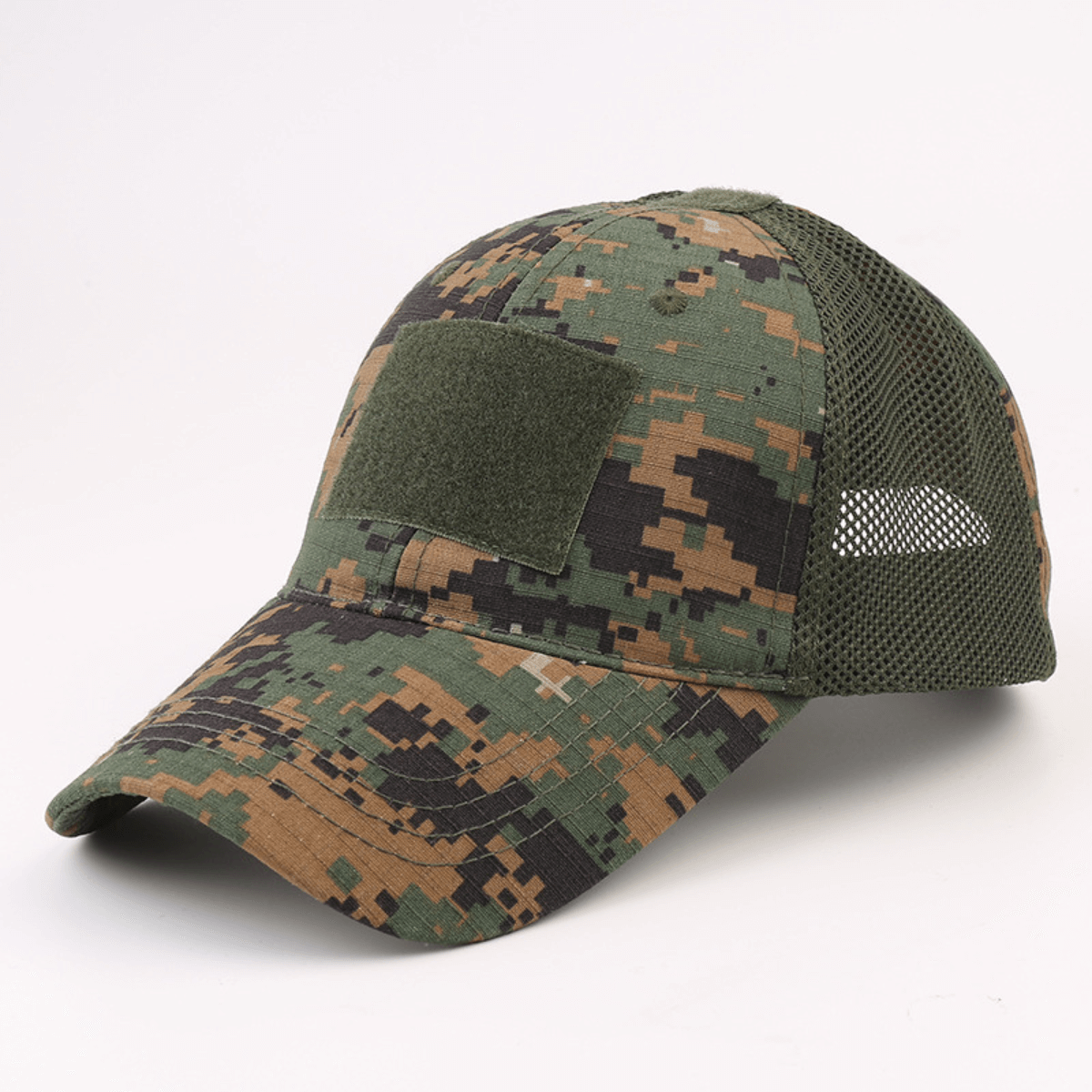 Casquette à patch de style tactique avec sangle réglable
