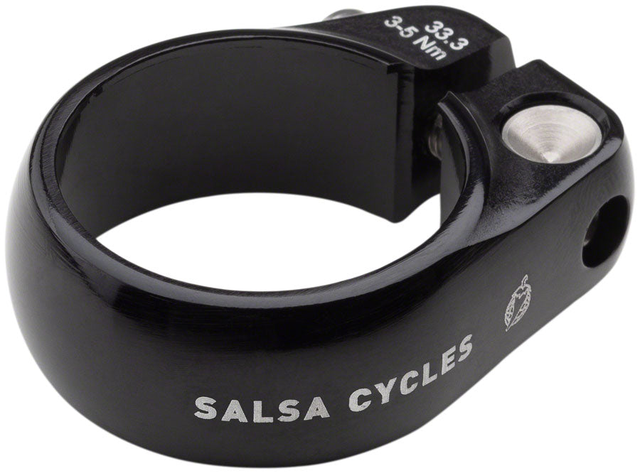 Collier de selle Salsa Lip-Lock - 33,3 mm à vis noir
