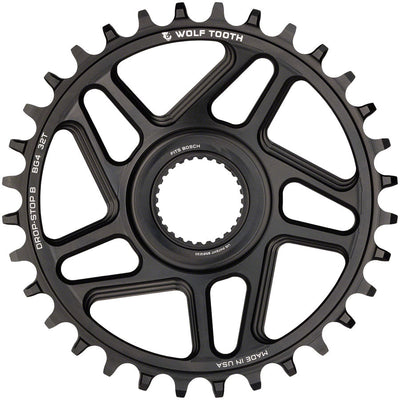 Plato de cadena de montaje directo Wolf Tooth Bosch Gen 4 - Drop-Stop B 34T Negro